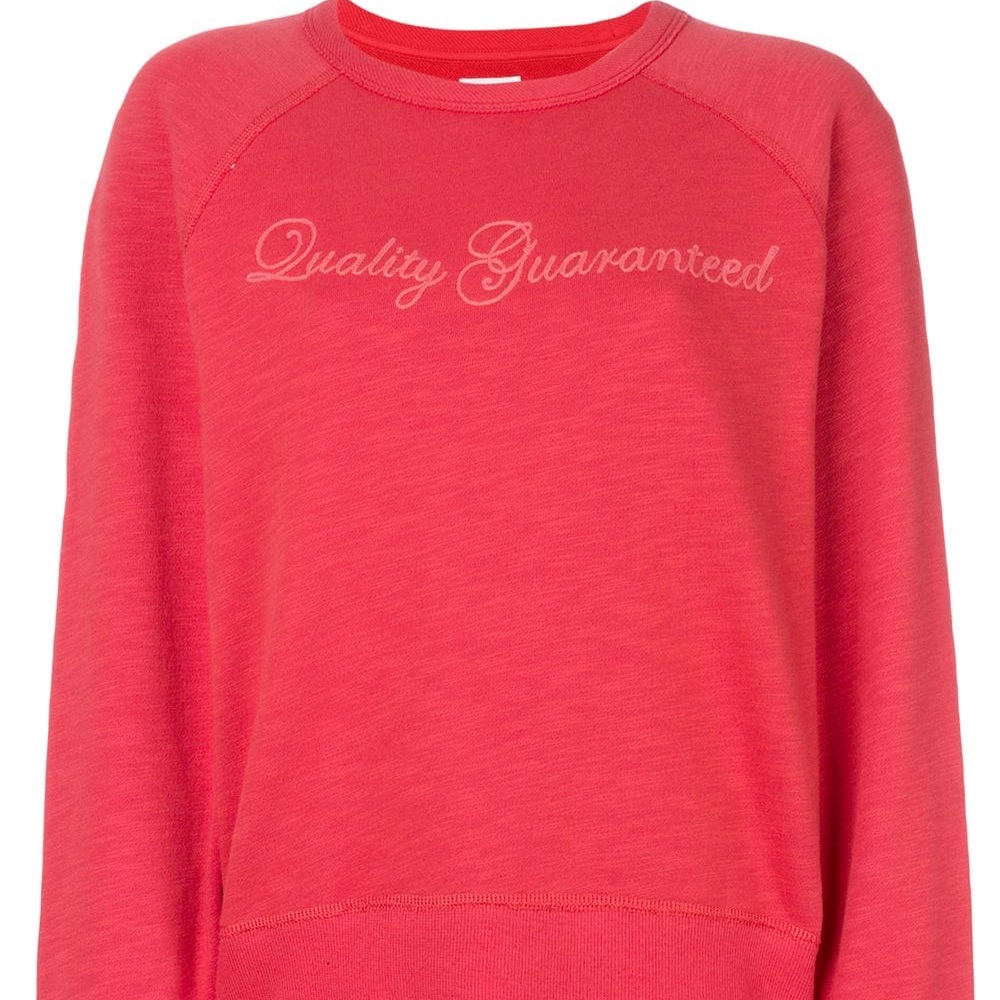 Rag & Bone Quality Guaranteed Washed Red Crewneck Sweatshirt M